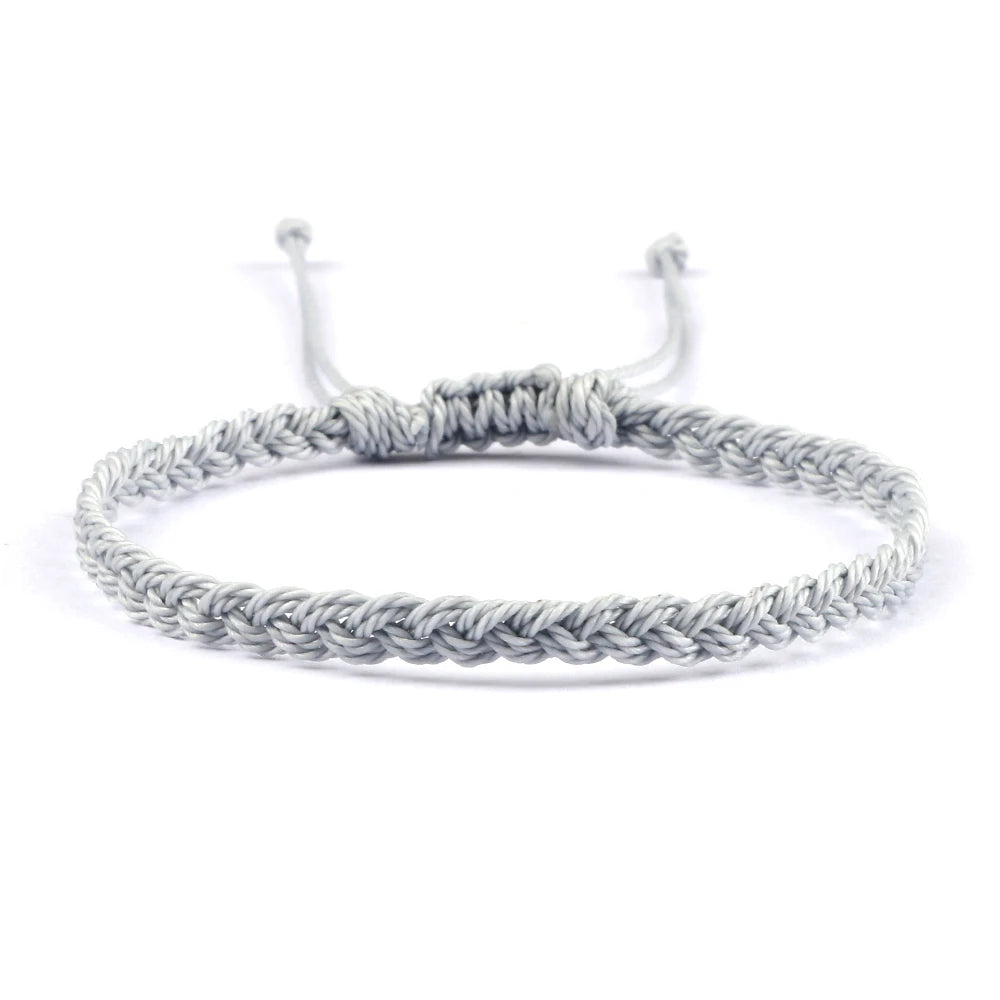 Adjustable Waterproof Wax String Bracelet – Handmade Tibetan Buddhist Friendship & Prayer Jewelry - Image 21