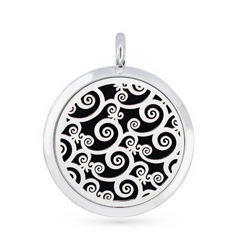 Magnetic Aroma Locket Pendant – Essential Oil Diffuser Jewelry with 5 Free Pads - Image 35