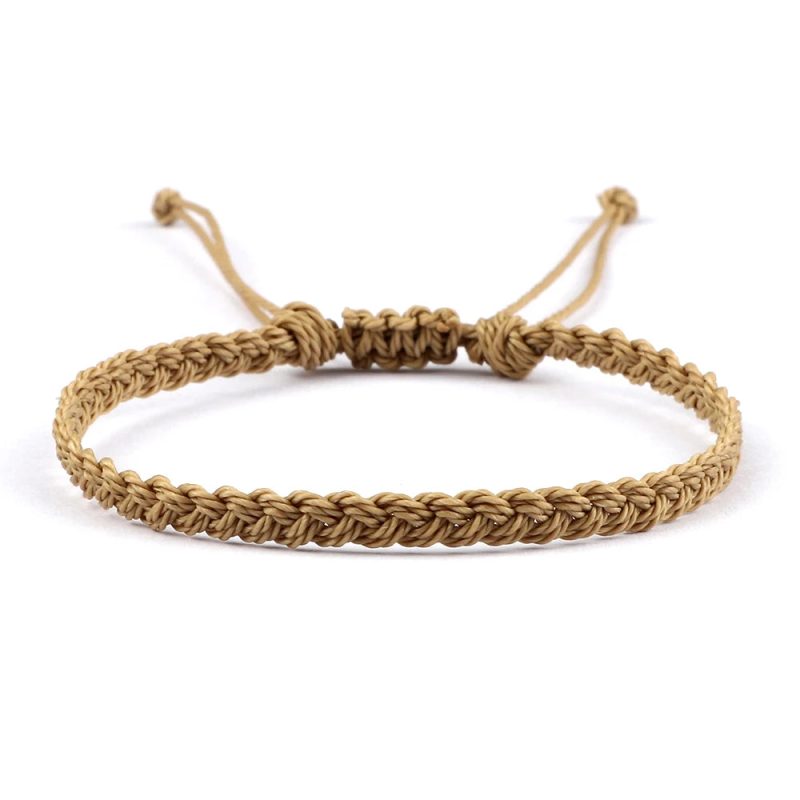 Adjustable Waterproof Wax String Bracelet – Handmade Tibetan Buddhist Friendship & Prayer Jewelry - Image 11