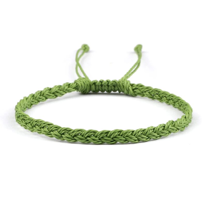 Adjustable Waterproof Wax String Bracelet – Handmade Tibetan Buddhist Friendship & Prayer Jewelry - Image 30
