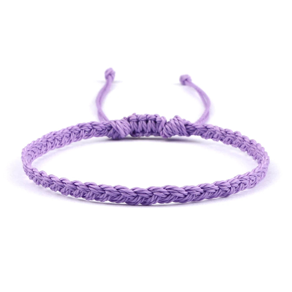 Adjustable Waterproof Wax String Bracelet – Handmade Tibetan Buddhist Friendship & Prayer Jewelry - Image 8
