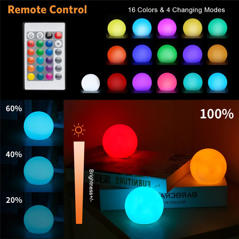 1/6 Pack Swimming Pool Floating Lights - Image 3