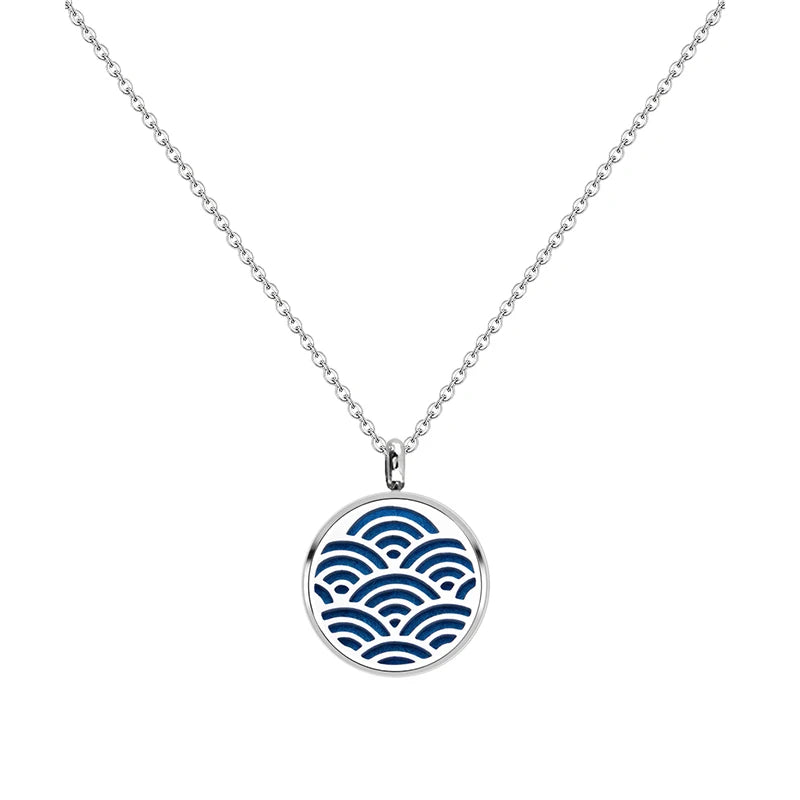 12mm Stainless Steel Aroma Locket Necklace – Essential Oil Diffuser Pendant Jewelry - Image 9