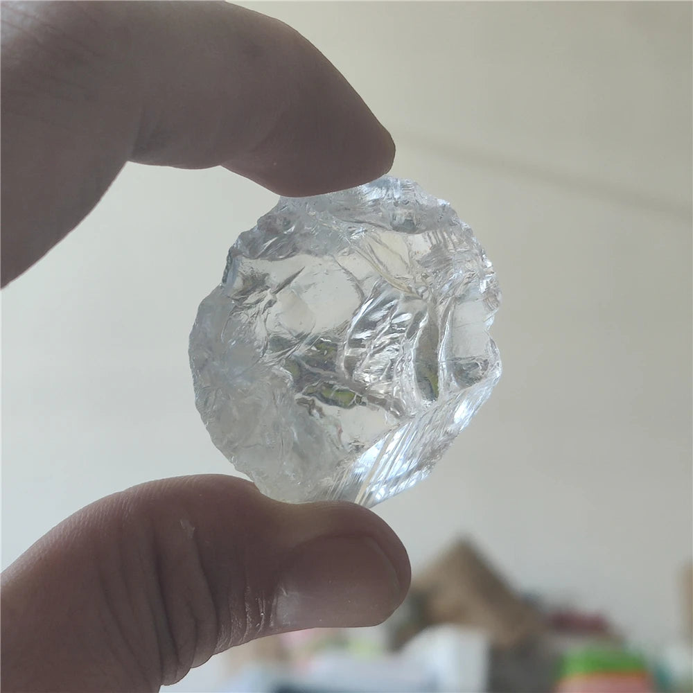 Natural White Crystal Quartz Stone – Healing Rough Mineral Specimen for Feng Shui & Home Decoration - Image 2