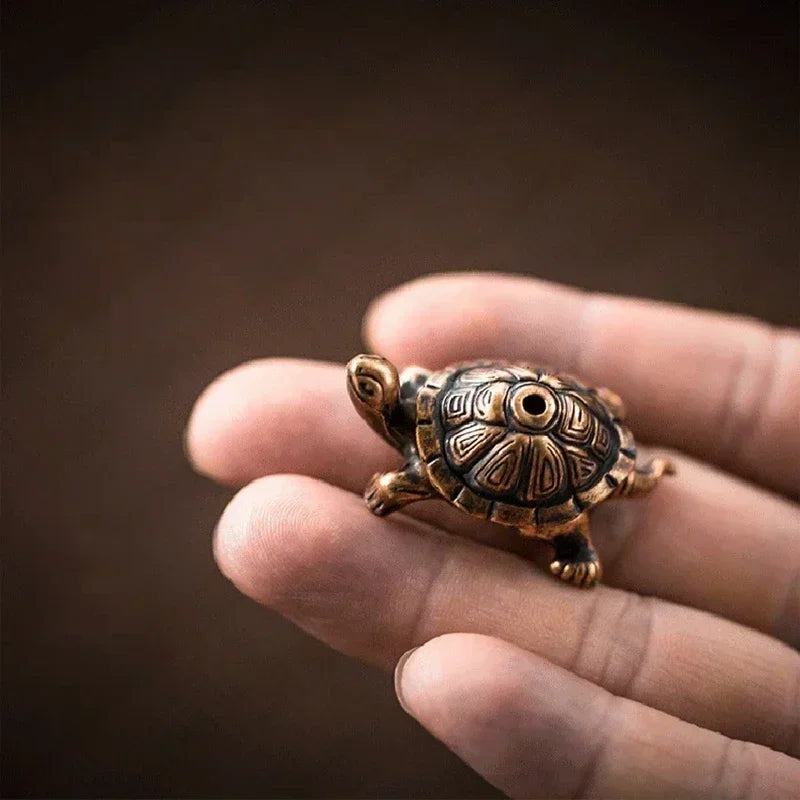Mini Metal Turtle Incense Stick Holder – Fun Animal Burner for Meditation & Home Decor - Image 3