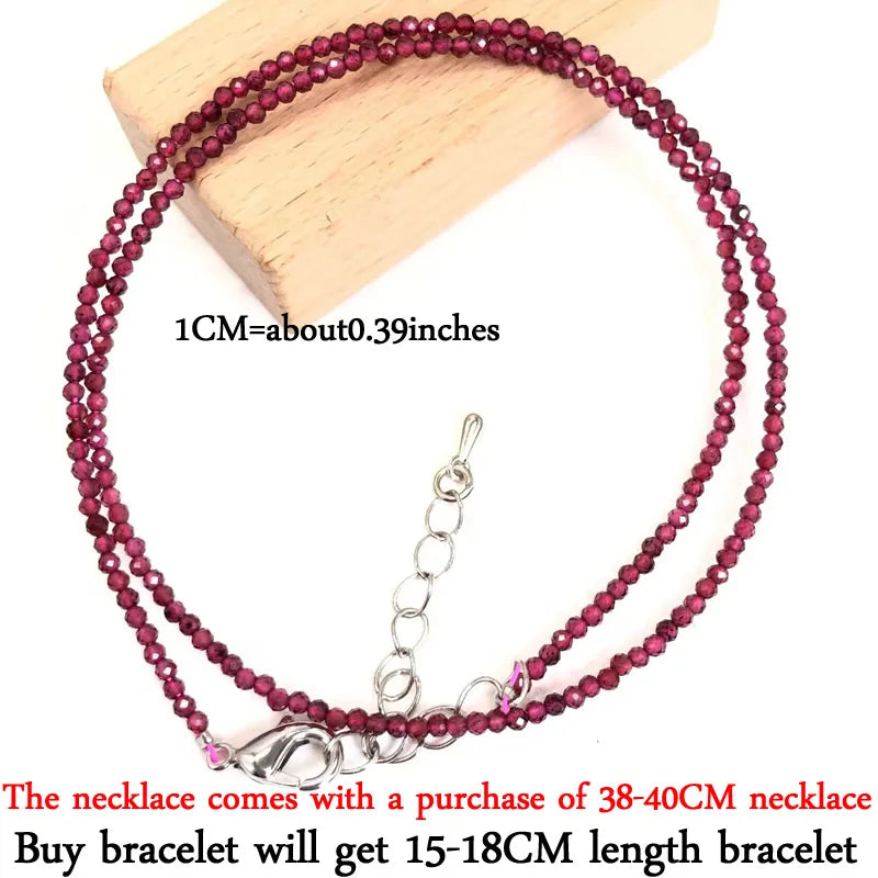 2–3mm Natural Stone Beaded Necklace – Handmade Mini Crystal Healing Jewelry for Women - Image 11
