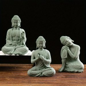 Buddha Statue Fish Tank Decoration