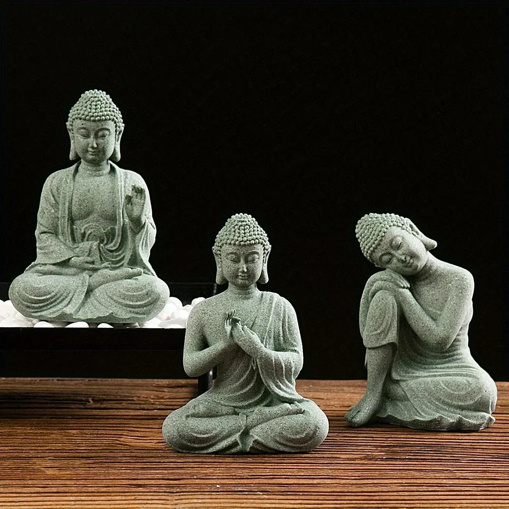 Buddha Statue Fish Tank Decoration