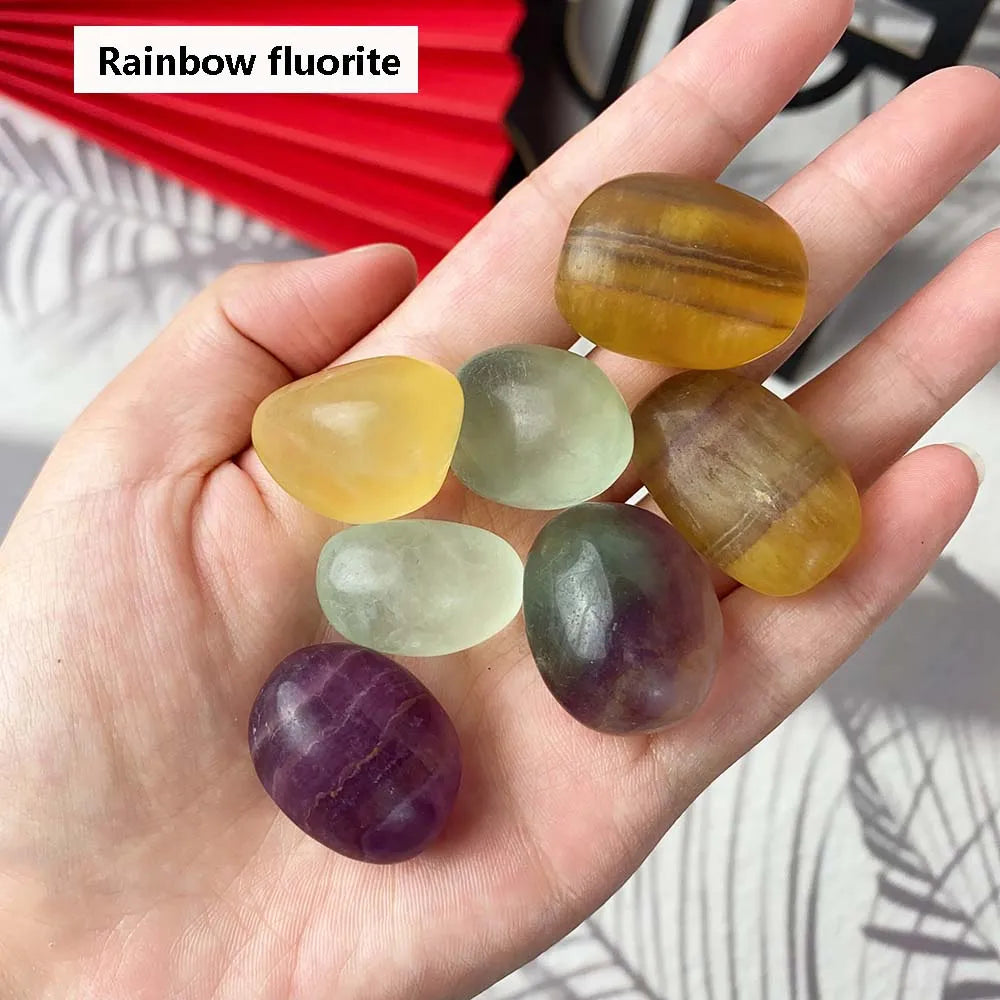Natural Tumbled Crystal Cube Stones – Polished Quartz, Amethyst & Gemstones for DIY, Healing & Decor - Image 39