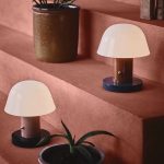 Mushroom Table Lamp Warm Color Night Light USB