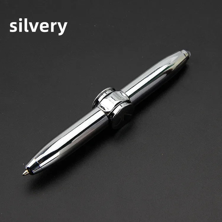 Multifunctional Decompression Finger Rotate Luminous Gyro Pen - Image 13