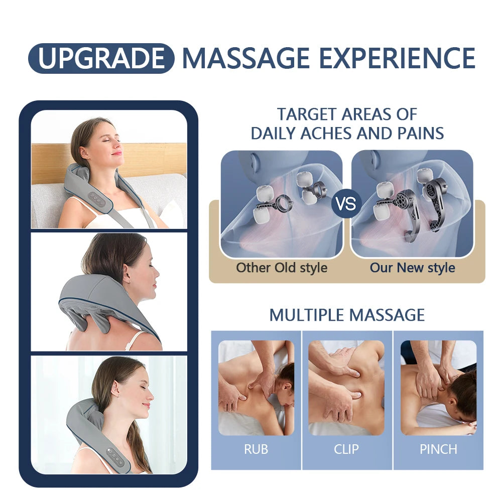 Foreverlily Wireless Neck & Back Massager - Image 2