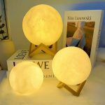 Children's Day Hand-Painted Moon Light