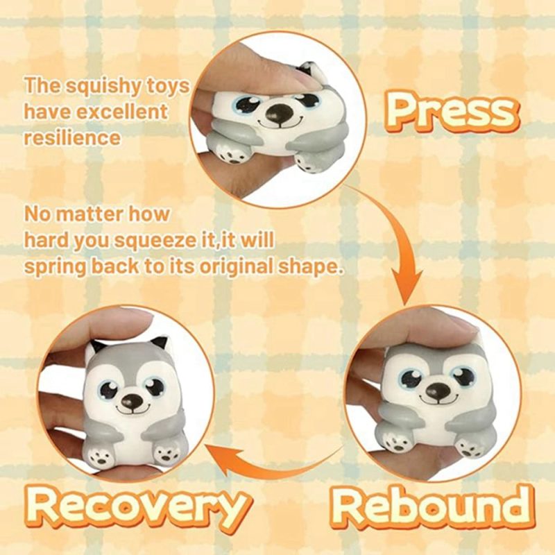 Mini Kawaii Cute Stress Relief Squishies - 6/12PCS Set - Image 3