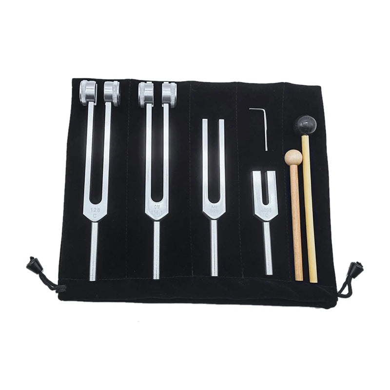4Pcs Tuning Fork Set - Healing Chakra & Sound Therapy - Image 6