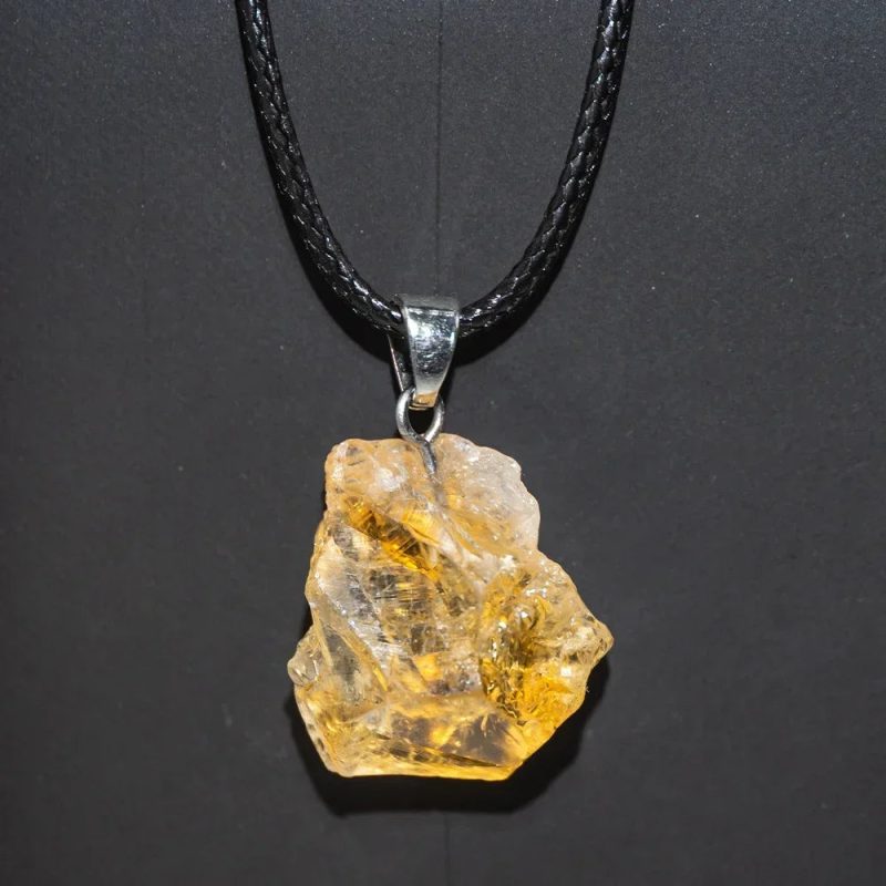 1PC Natural Amethyst Rough Stone Pendant – Energy Healing Crystal Necklace for Women - Image 12