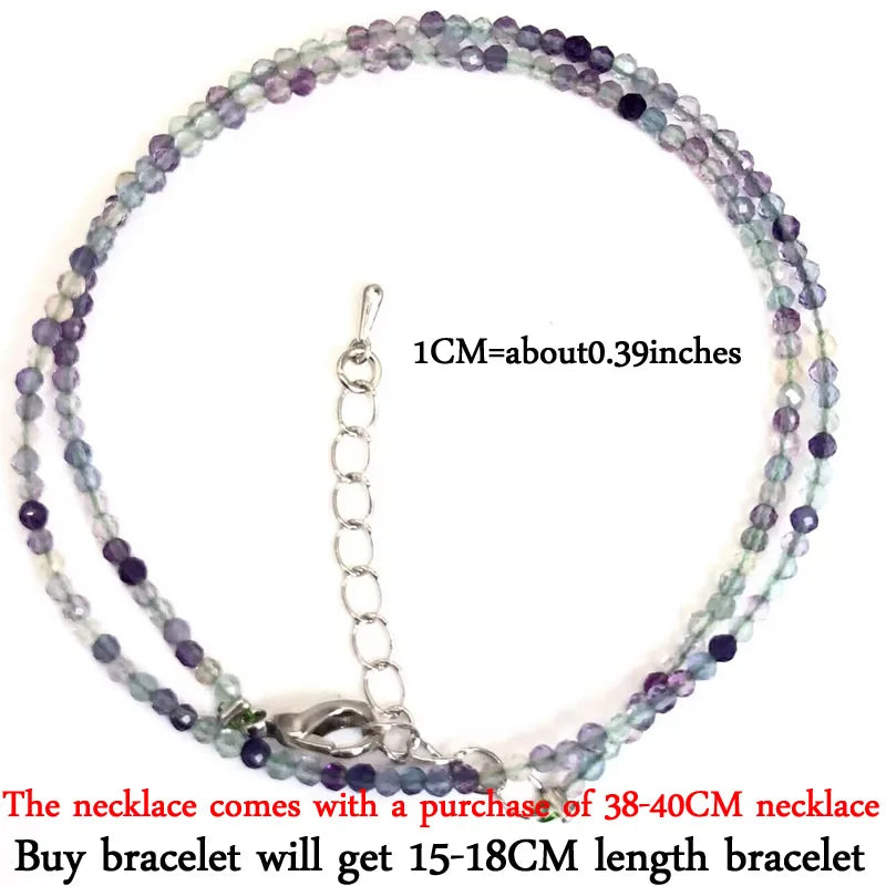 2–3mm Natural Stone Beaded Necklace – Handmade Mini Crystal Healing Jewelry for Women - Image 29