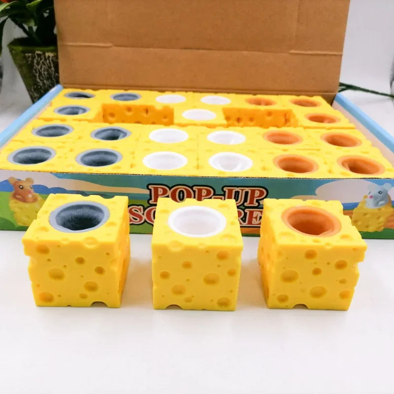 Pop Up Funny Mouse & Cheese Block - Image 5