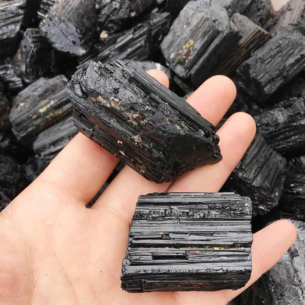 180g Natural Black Tourmaline Gravel – Raw Crystal Specimen for Healing & Collection - Image 4
