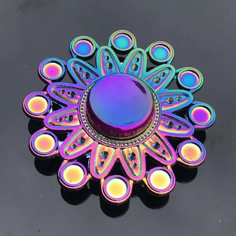 Rainbow Metal Fidget Spinner - Image 7