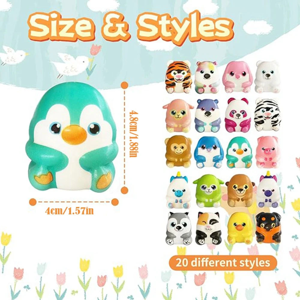 Mini Kawaii Cute Stress Relief Squishies - 6/12PCS Set - Image 2
