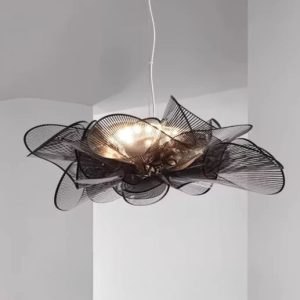 Nordic Classic Ceiling lamps Black/White PVC Modern Designer