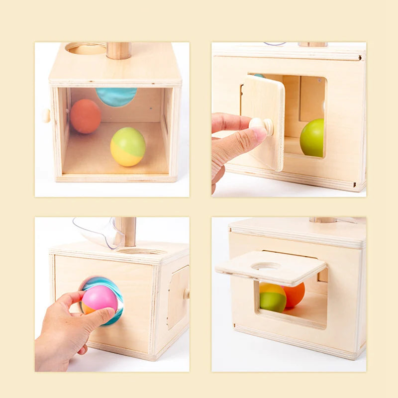 Montessori Wooden Tower Toy Set - Early Education Puzzle - Image 4