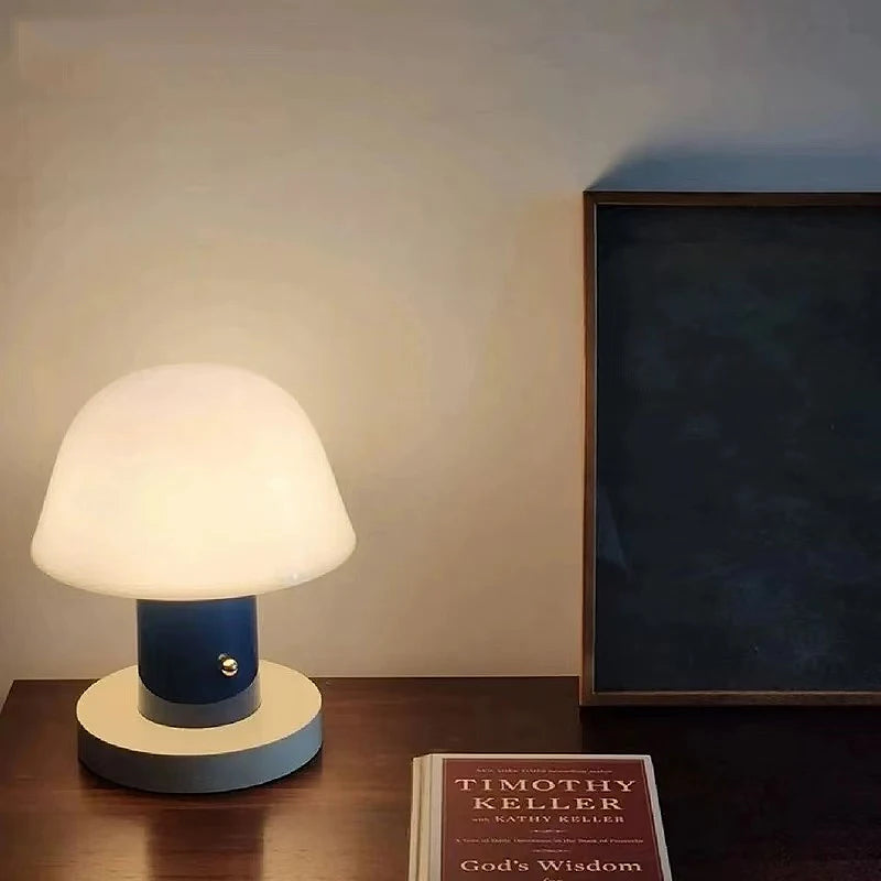 Mushroom Table Lamp Warm Color Night Light USB - Image 4