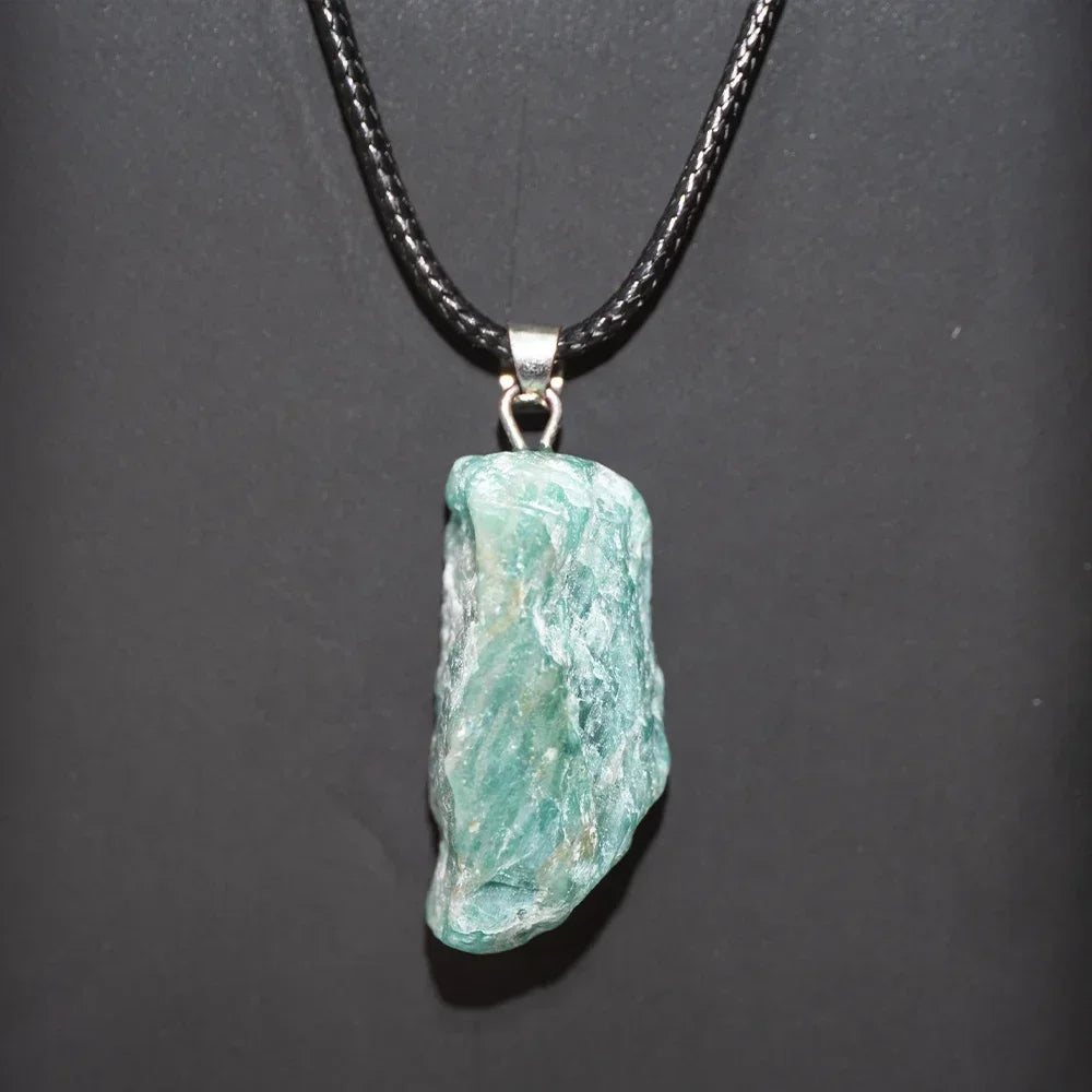1PC Natural Amethyst Rough Stone Pendant – Energy Healing Crystal Necklace for Women - Image 11