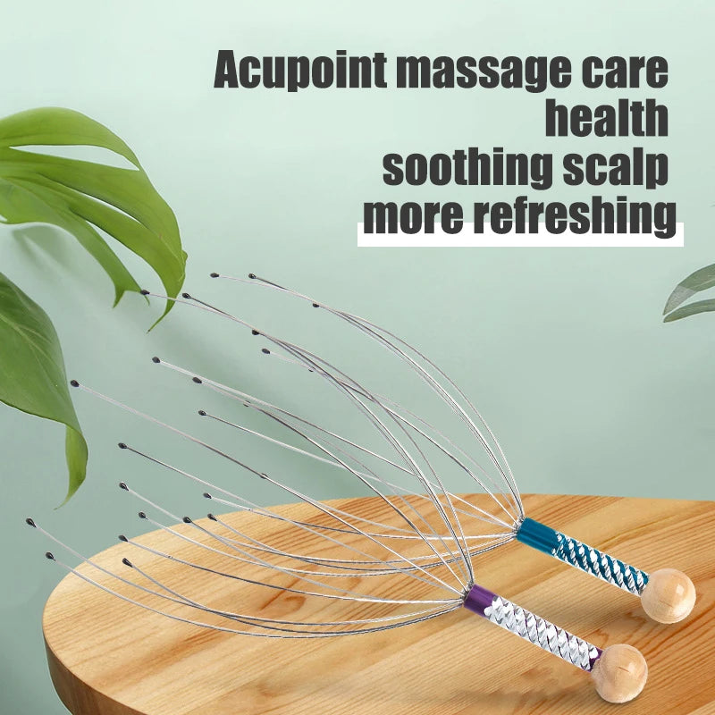 Octopus Head Massager & Scalp Scratcher - Image 3