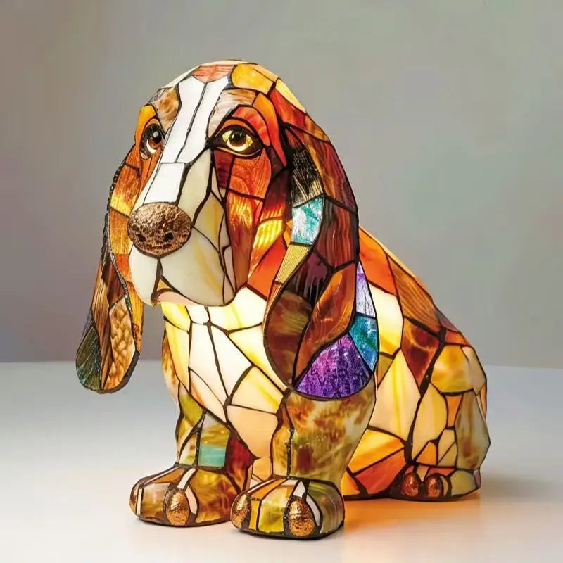Magical & Colorful Strange Dog LED Desk Lamp – Artistic Bedside Night Light for Living Room & Bedroom - Image 7