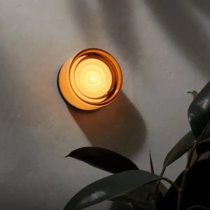 Modern Glass Round Wall Sconce Light Fixtures