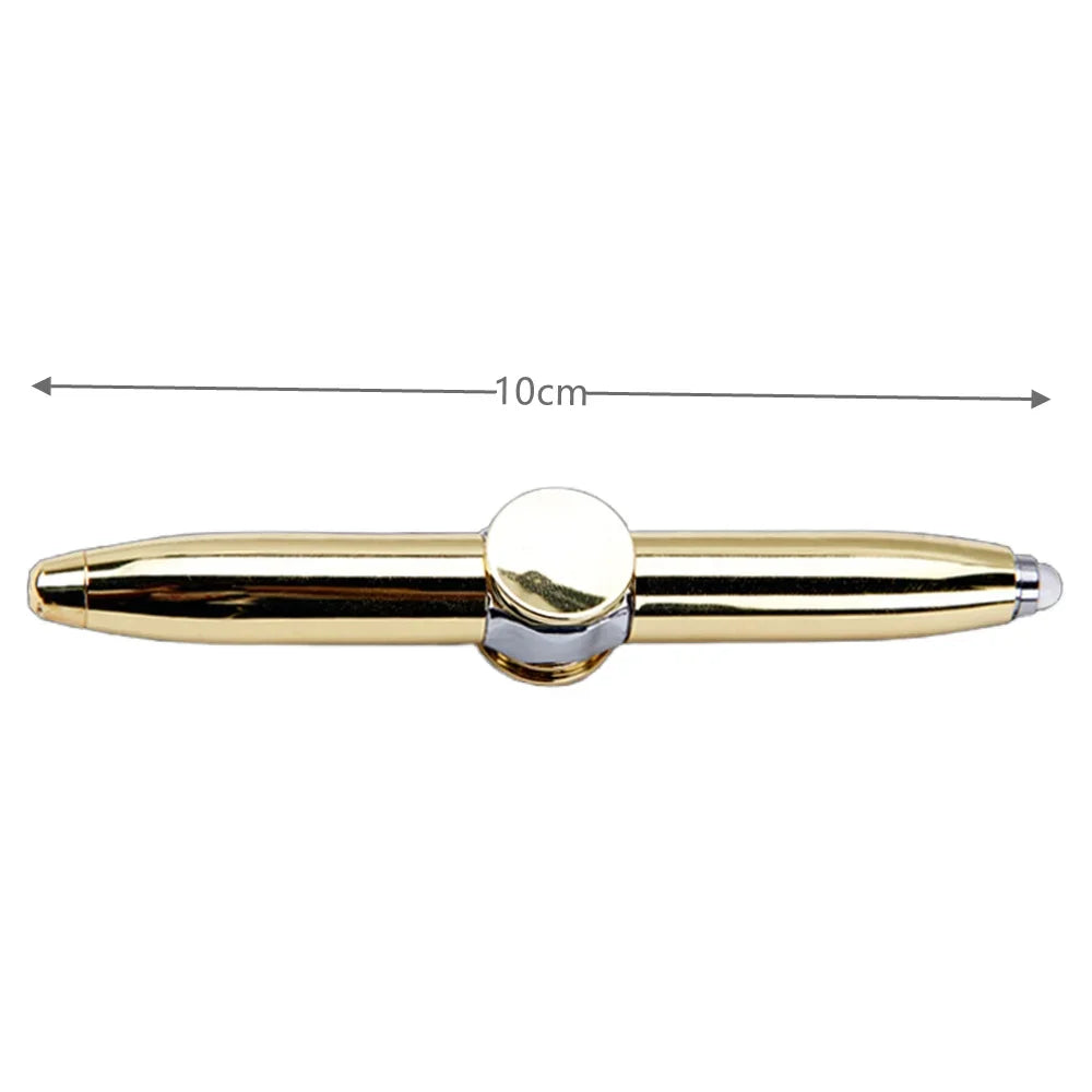 Multifunctional Decompression Finger Rotate Luminous Gyro Pen - Image 6
