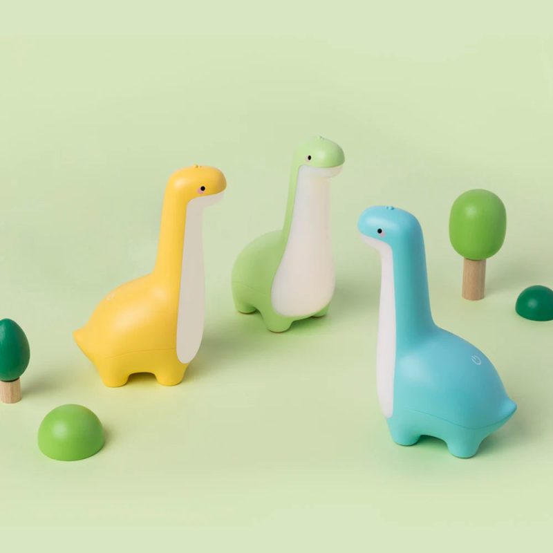 Cute Dinosaur Night Light – USB Rechargeable Bedside Lamp with Timer for Kids - Image 6