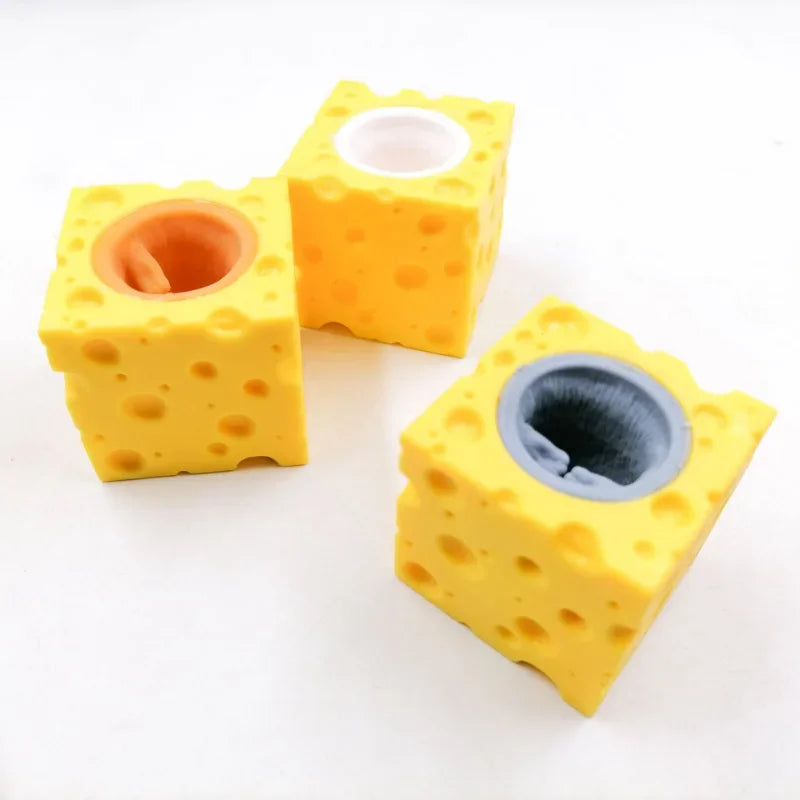 Pop Up Funny Mouse & Cheese Block - Image 4