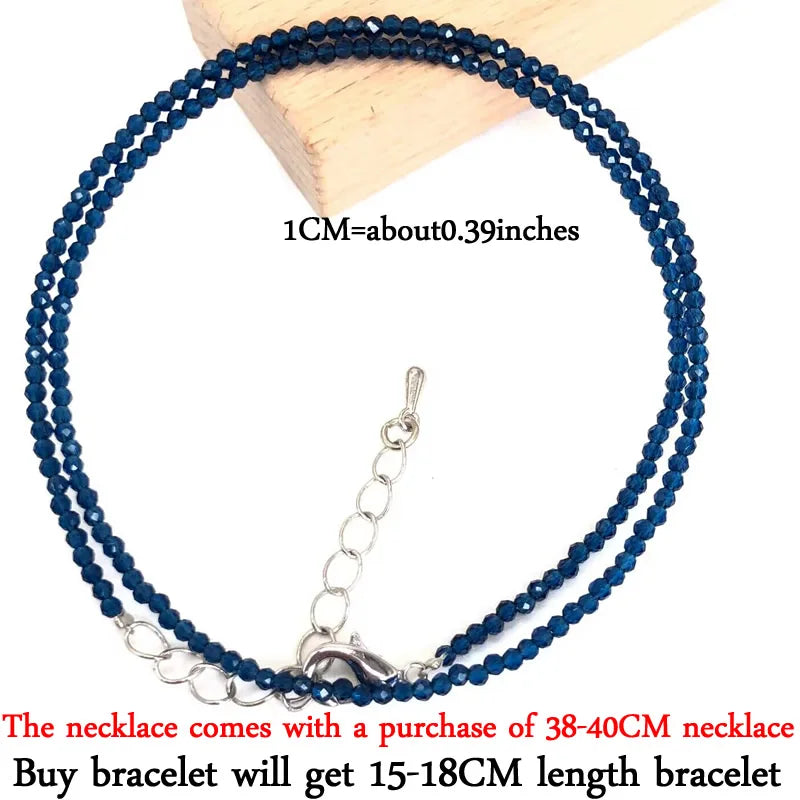 2–3mm Natural Stone Beaded Necklace – Handmade Mini Crystal Healing Jewelry for Women - Image 7
