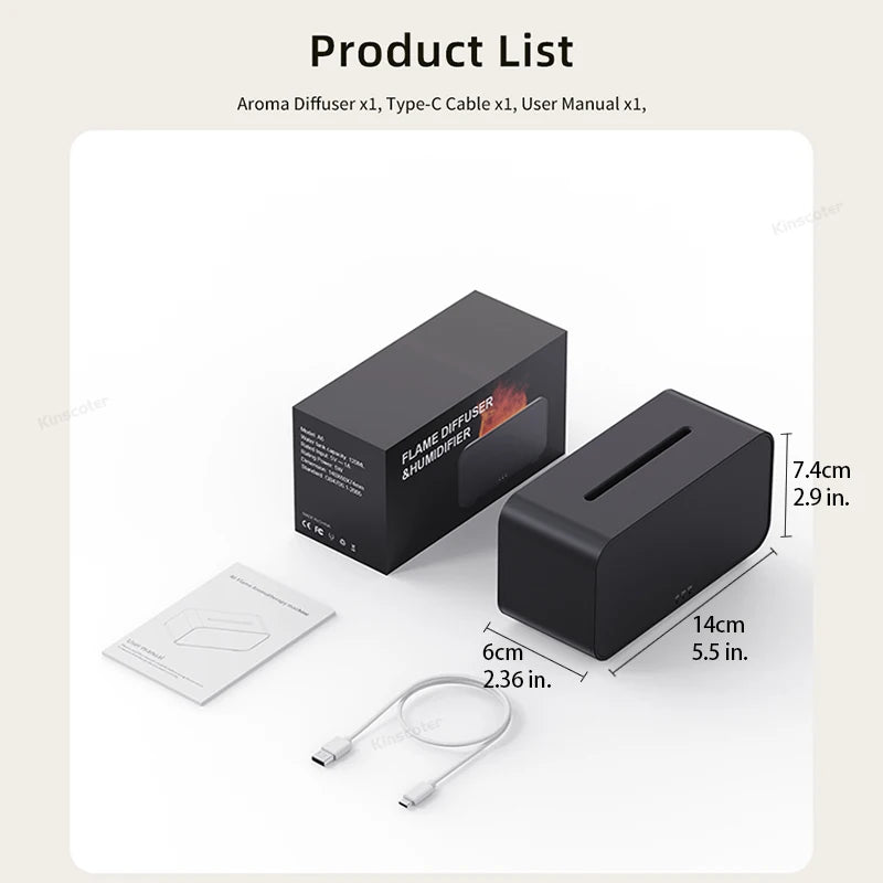 New Mini Aroma Diffuser & Ultrasonic Cool Mist Humidifier - Image 6