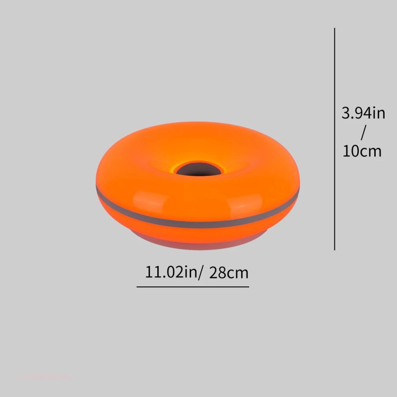 Bauhaus Donut Ambient Light – USB Plug-In Bedside Lamp for Bedroom, Living Room & Dining Room Decor - Image 8