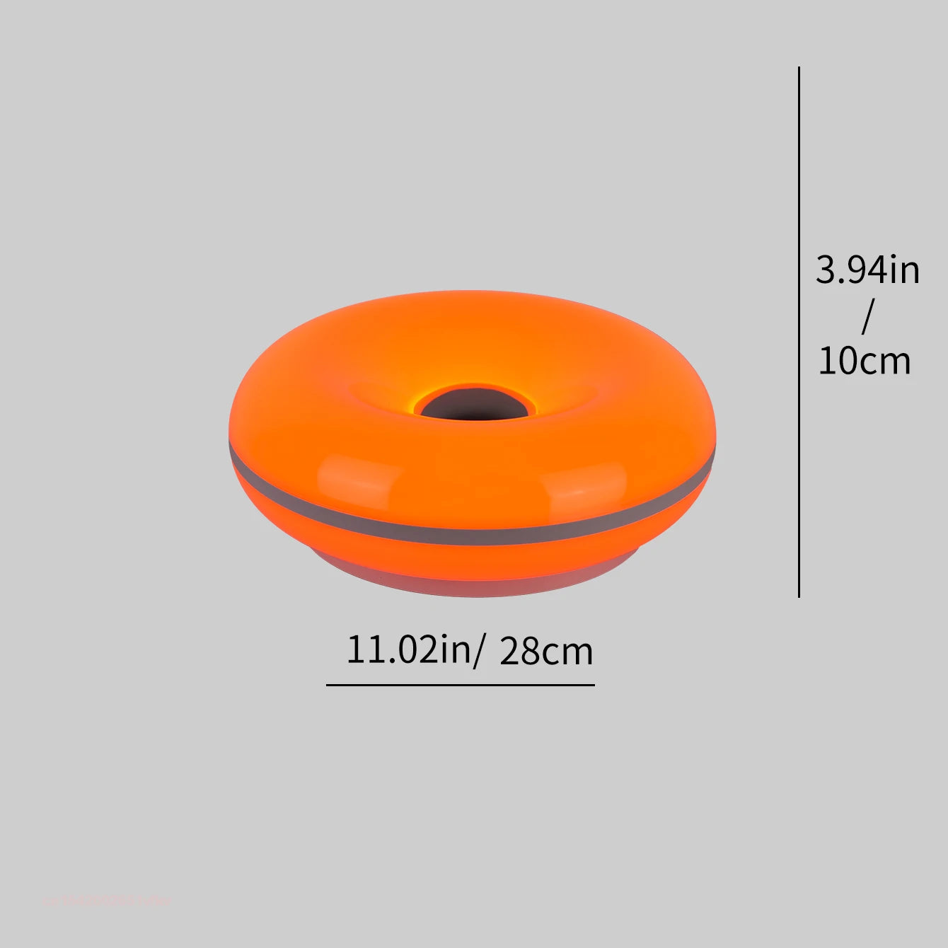 Bauhaus Donut Ambient Light – USB Plug-In Bedside Lamp for Bedroom, Living Room & Dining Room Decor - Image 8