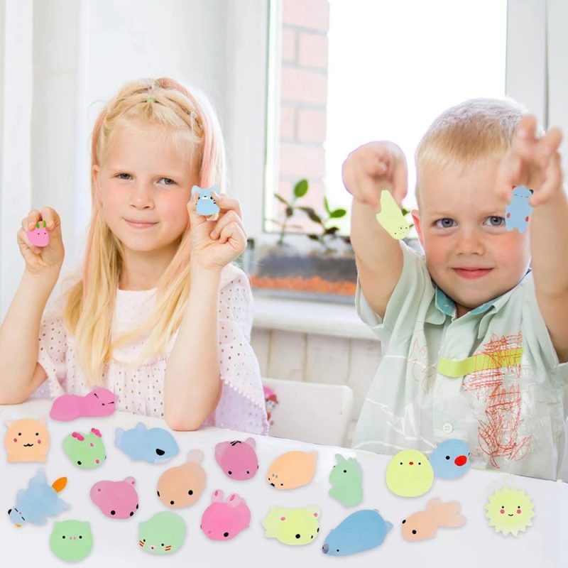 Kawaii Animals Squishies - 12/36PCS Glow in the Dark Stress Relief Toys - Image 6
