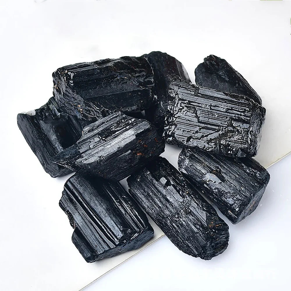180g Natural Black Tourmaline Gravel – Raw Crystal Specimen for Healing & Collection - Image 2