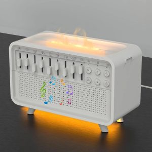 Bluetooth White Noise Machine with Aroma Diffuser, Humidifier & Night Light