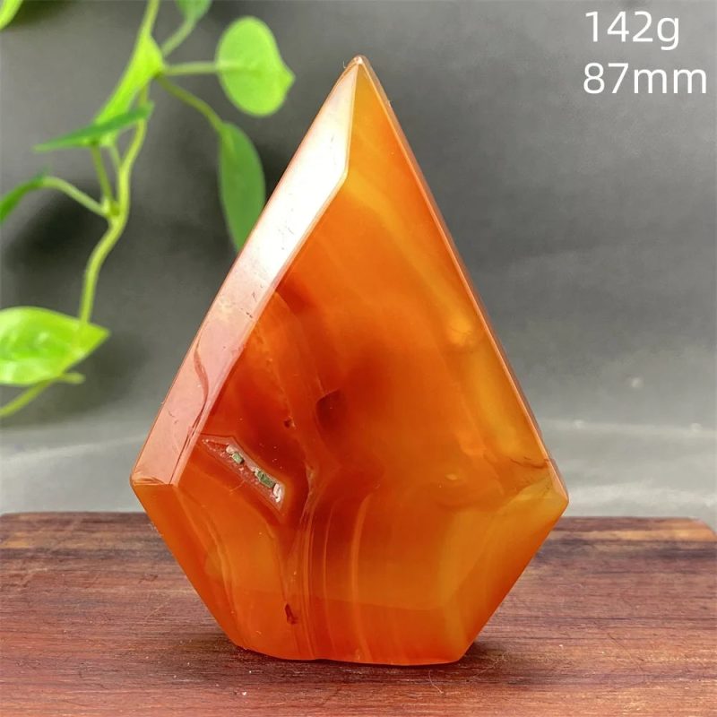 Natural Red Agate Striped Crystal Ornament - Image 20