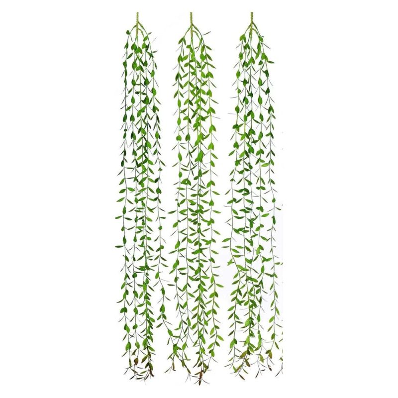 Artificial Ivy Willow Garland with String Lights – Hanging Greenery for Wall, Party, Wedding & Home Decor - Image 8