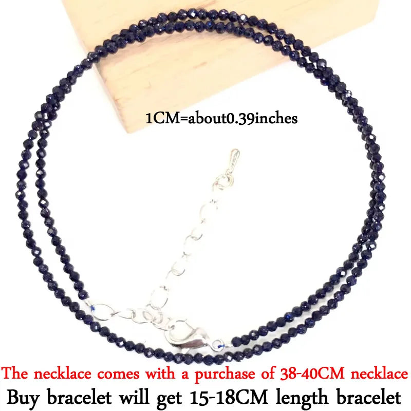 2–3mm Natural Stone Beaded Necklace – Handmade Mini Crystal Healing Jewelry for Women - Image 37