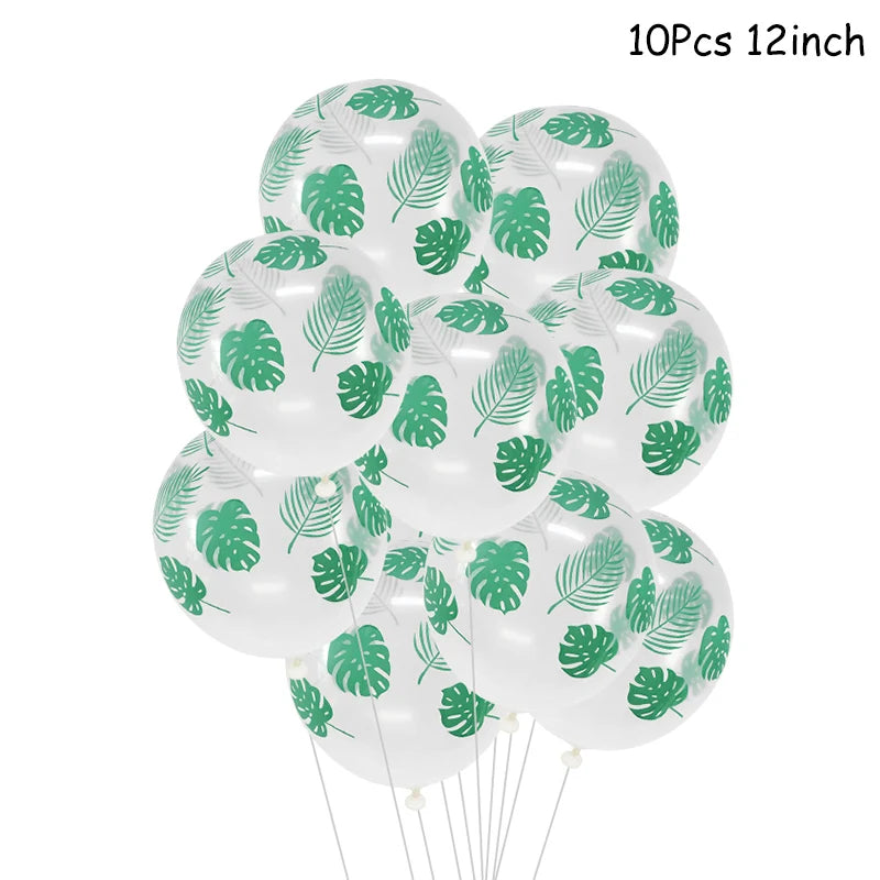 Artificial Tropical Palm Leaves – Hawaiian Luau & Jungle Theme Party Decor for Home & Events - Image 10