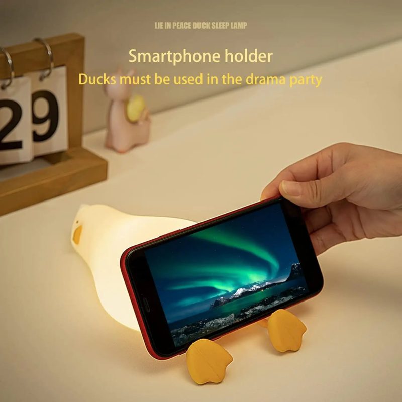 LED Lying Flat Duck Night Light - Image 3