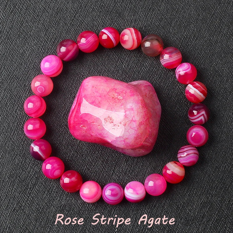 Genuine Amethyst Natural Crystal Bracelet – Real Stone Beads for Women’s Healing & Energy Balance - Image 35