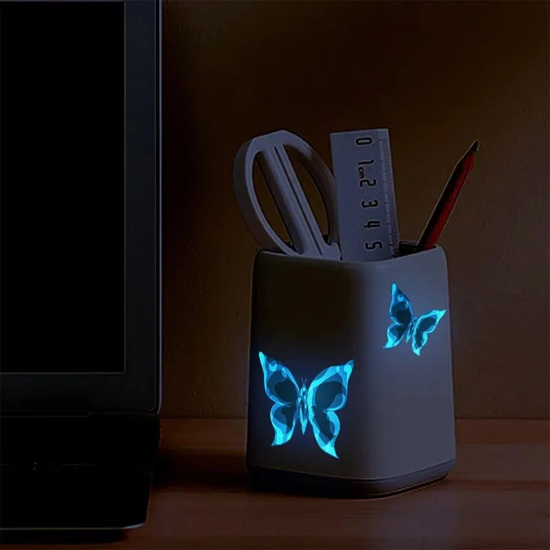 Blue Luminous Butterfly Switch Stickers - Image 4