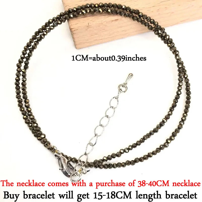 2–3mm Natural Stone Beaded Necklace – Handmade Mini Crystal Healing Jewelry for Women - Image 22